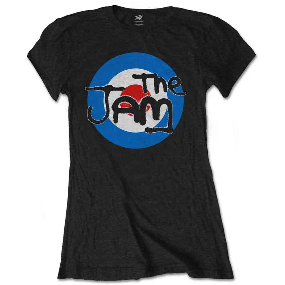 The Jam - Spray Target Logo Tshirt Femme - Noir
